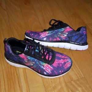 Rainbow tennis shoes